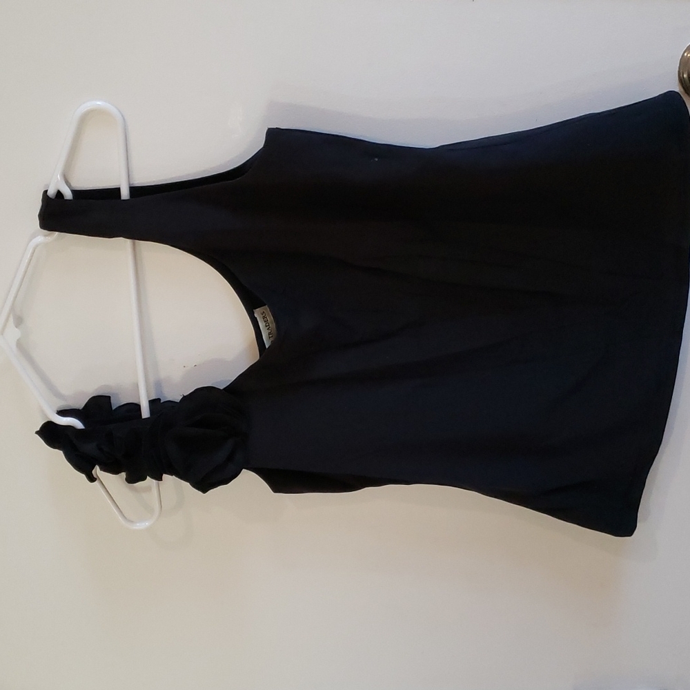 Bamboo Traders Flower Shoulder Tank Size L
